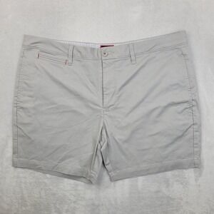 UNTUCKit Shorts Mens 38 Golf Performance Chino Casual Khaki Prep Pants Tan Adult